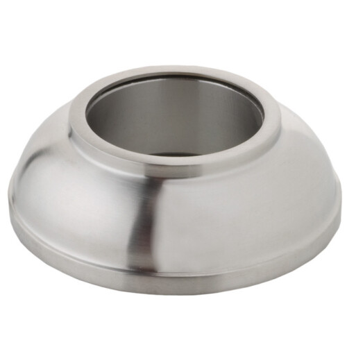 Embase en INOX 316 avec couverture filetée - Pour tube rond INOX en 42,4x2 mm - FMCE3