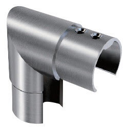 Jonction équerre verticale INOX - Pour vitre épaisseur 12 mm - FMCV56