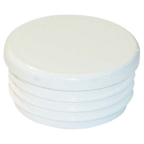 Embout blanc à ailettes rond - P30B