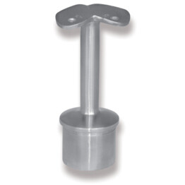 Support équerre 90° en INOX 316 - Pour tube rond INOX en 42,4x2 mm