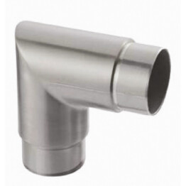 Coude 90° angle droit en INOX 316 - Pour tube rond INOX en 42,4x2 mm