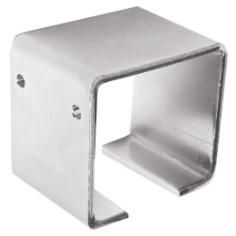 Fixation à souder pour rail INOX 316 - Pour rail INOX 40x40x1,5